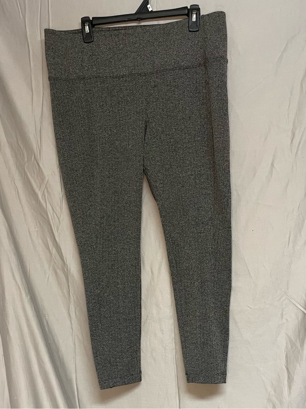 Athleta Gray Herringbone Performance Leggings